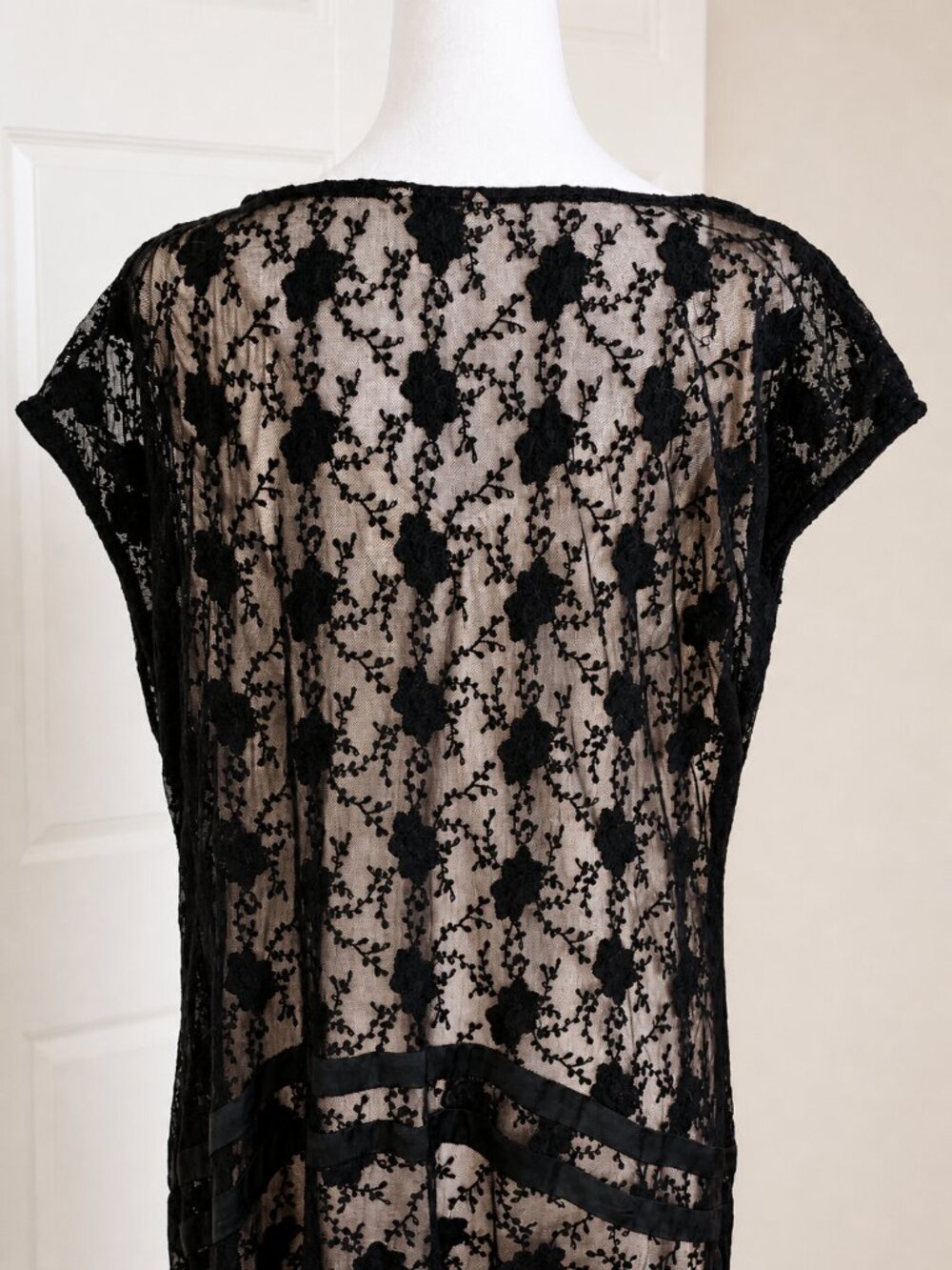 Sundance Happily Ever After Dress XL Black Lace Maxi - Picture 5 of 10